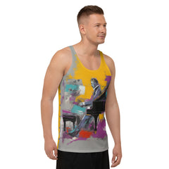 Elegant Abstraction All-Over Print Men's Tank Top