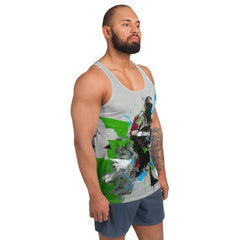 Tranquil Shadows Minimalist Abstract Men's Tank Top