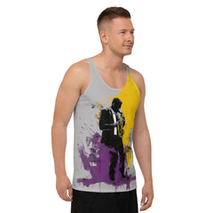 Abstract Reflections Minimalist Men's Tank Top