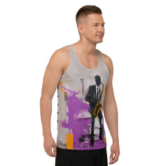 Whispering Leaves Abstract Men's Tank Top