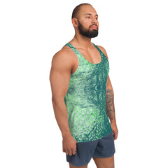Waffle Weave Texture Men's Tank Top