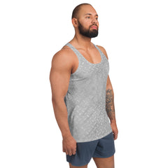 Diamond Jacquard Texture Men's Tank Top