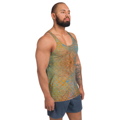 Sateen Serenity Texture Men's Tank Top