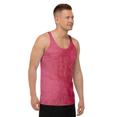 Velour Allure Texture Men's Tank Top