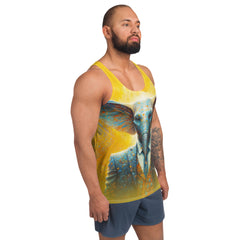 Nature Lover Elephant All-Over Print Men's Tank Top