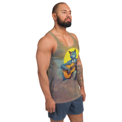 Cat's Serenity All-Over Print Men's Tank Top