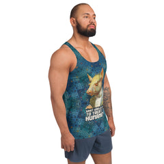 Swirling Piglet Dreams Men's Tank Top