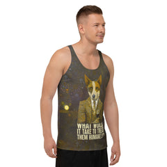 Urban Tiger Street Style All-Over Print Men's Tank Top