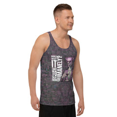 Cool Cat Skateboarder All-Over Print Men's Tank Top