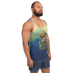Laid-Back Sloth Relaxation All-Over Print Men's Tank Top