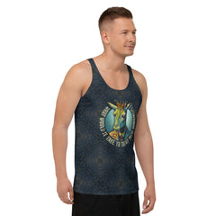 Regal Rabbit Monarch All-Over Print Men's Tank Top