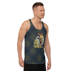 Beachy Bear Sunbather All-Over Print Men's Tank Top