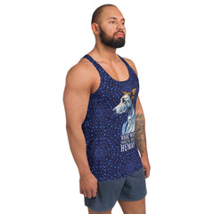 Jovial Jellyfish Beachgoer All-Over Print Men's Tank Top