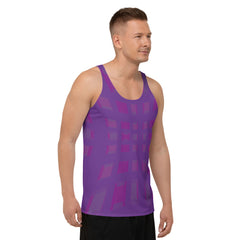 Urban Maze Men's Tank Top styled with accessories