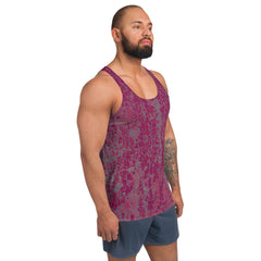 Rainbow Radiance Men's Tank Top Full Spectrum Design