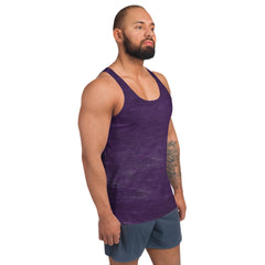 Men's Fashion with a Twist - Kaleidoscope Texture Tank Top