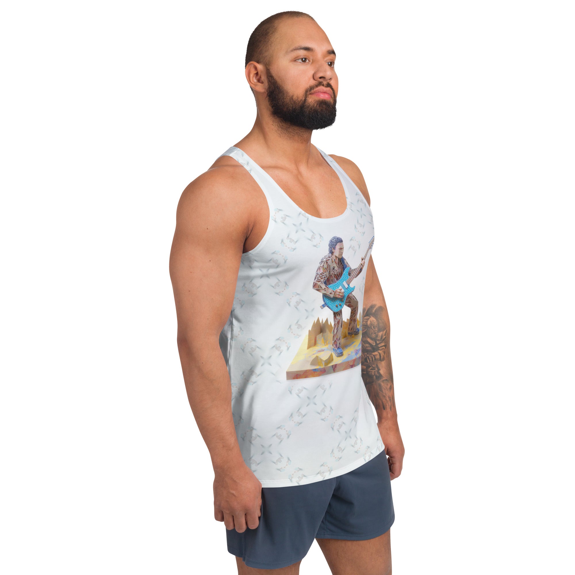 Dragon's Flight men's tank top lifestyle shot