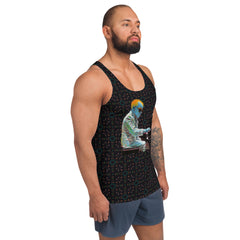 Back view of Urban Canvas Men's Tank Top showing design