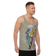 Meadow Melody Men's Tank Top Lifestyle Shot