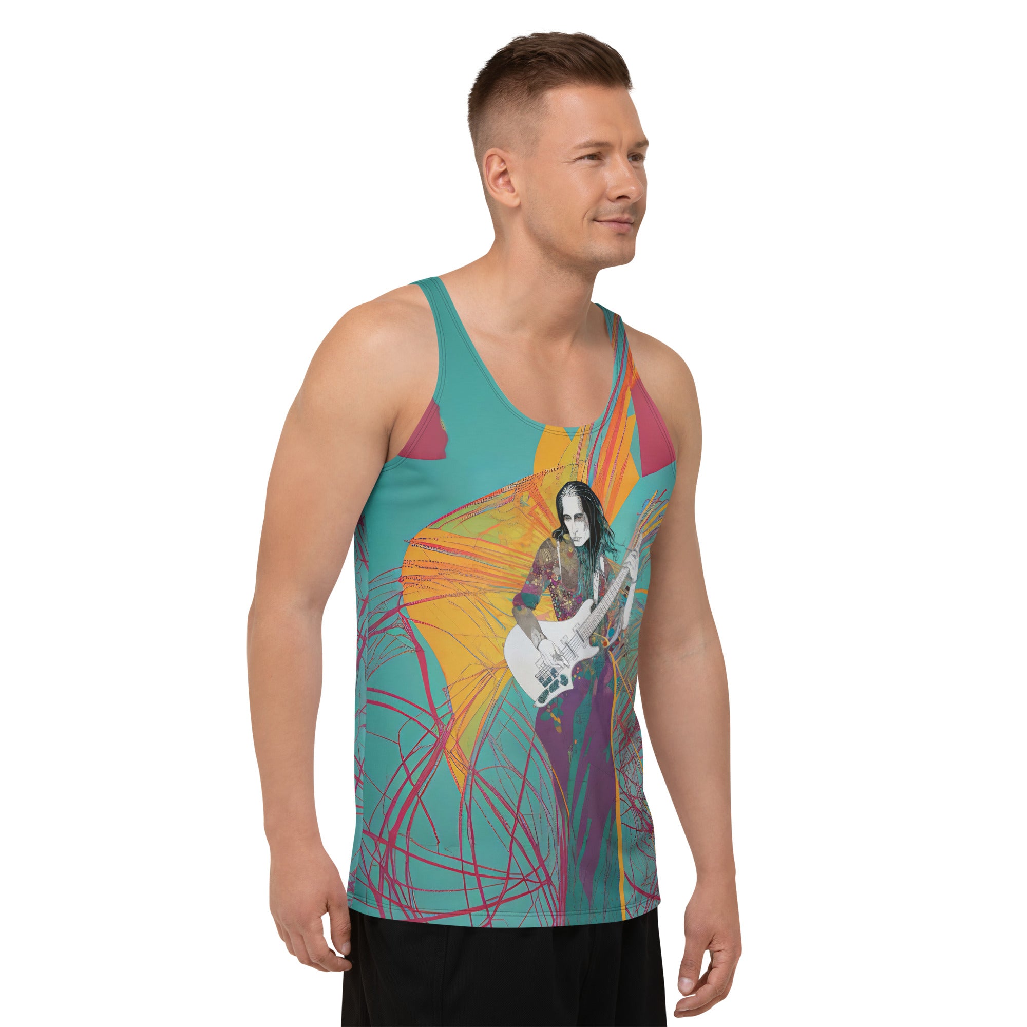 Sunshine Blooms Men's Tank Top - Comfortable Fit