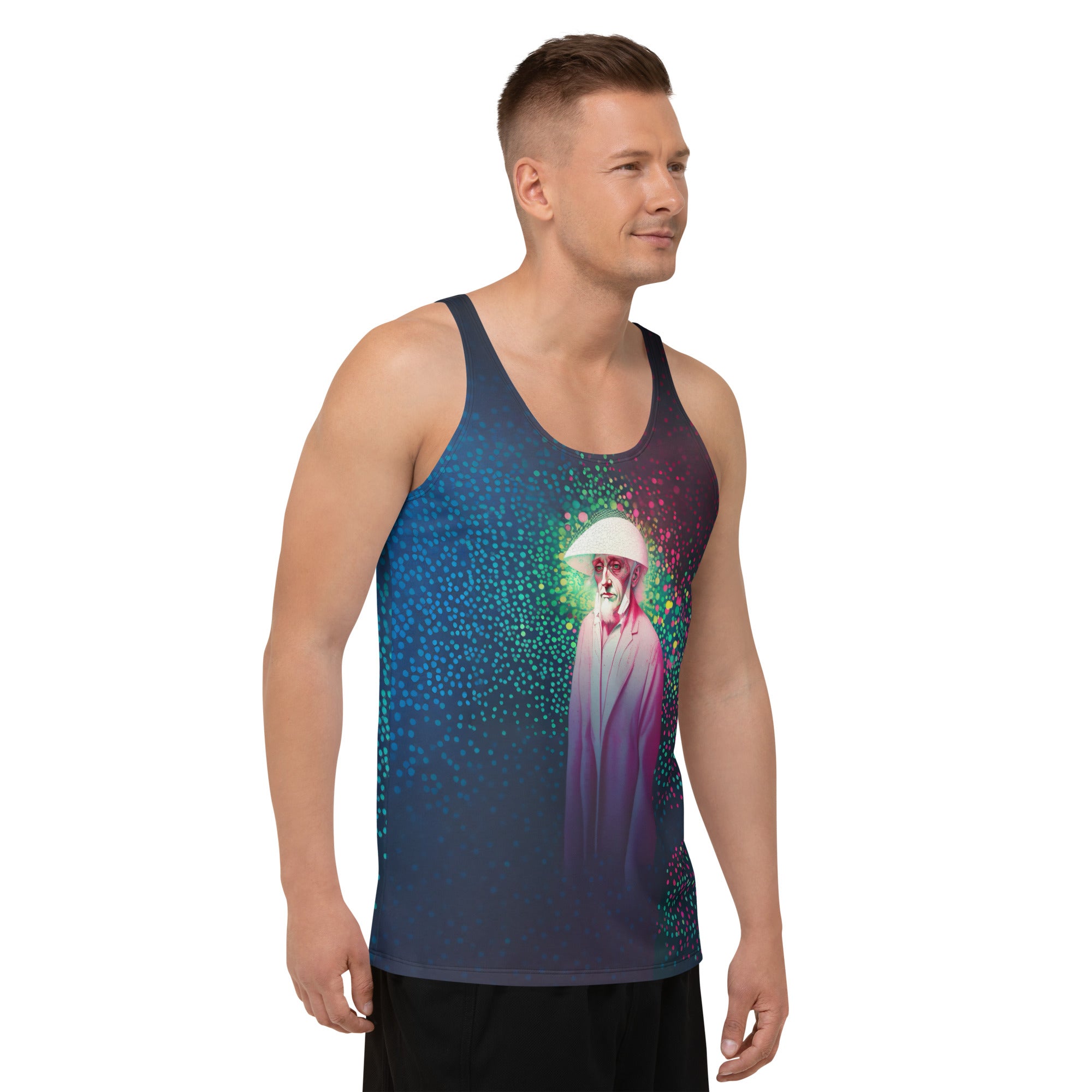 Celestial Aura Men's Tank Top - Activewear for Men