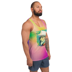 Astral Elegance Men's Tank Top side view