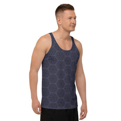 Abstract art-inspired tank top for men available at Yourbiz.site