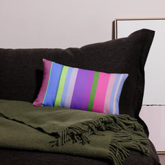 Elegant Boho Bliss Accent Pillow enhancing the charm of a modern home decor.