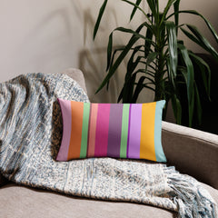 Elegant and comfortable Serene Horizon Accent Pillow on a modern sofa.