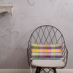 Tropical Paradise Premium Accent Pillow placed on a hammock, perfect for creating a laid-back tropical retreat in your home.