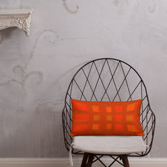 Premium Box Stripe pillow from the Celestial Nights collection in a cozy home setting.