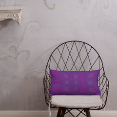 Premium Velvet Stripe Accent Pillow adding luxury to home decor.