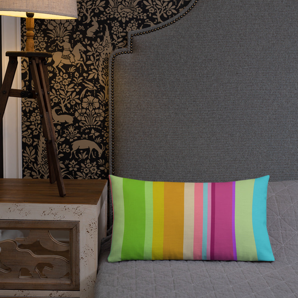 Elegant Vintage Charm Pillow adding a touch of luxury to a modern bedroom.