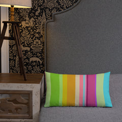 Elegant Vintage Charm Pillow adding a touch of luxury to a modern bedroom.