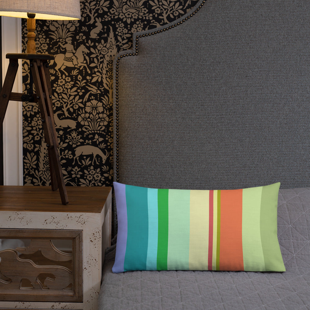 Premium Golden Elegance Pillow adding sophistication to modern home decor.