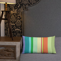 Premium Golden Elegance Pillow adding sophistication to modern home decor.