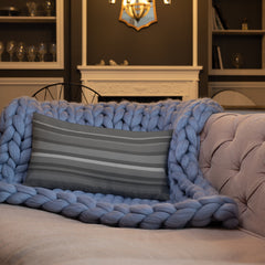 Stylish and Comfortable Quatrefoil Premium Pillow in Living Room Setting