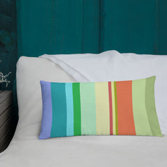 Close-up of the intricate design on Golden Elegance Premium Pillow.