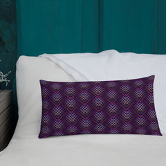 Artistic Flair accent pillow adding style to home furnishings.