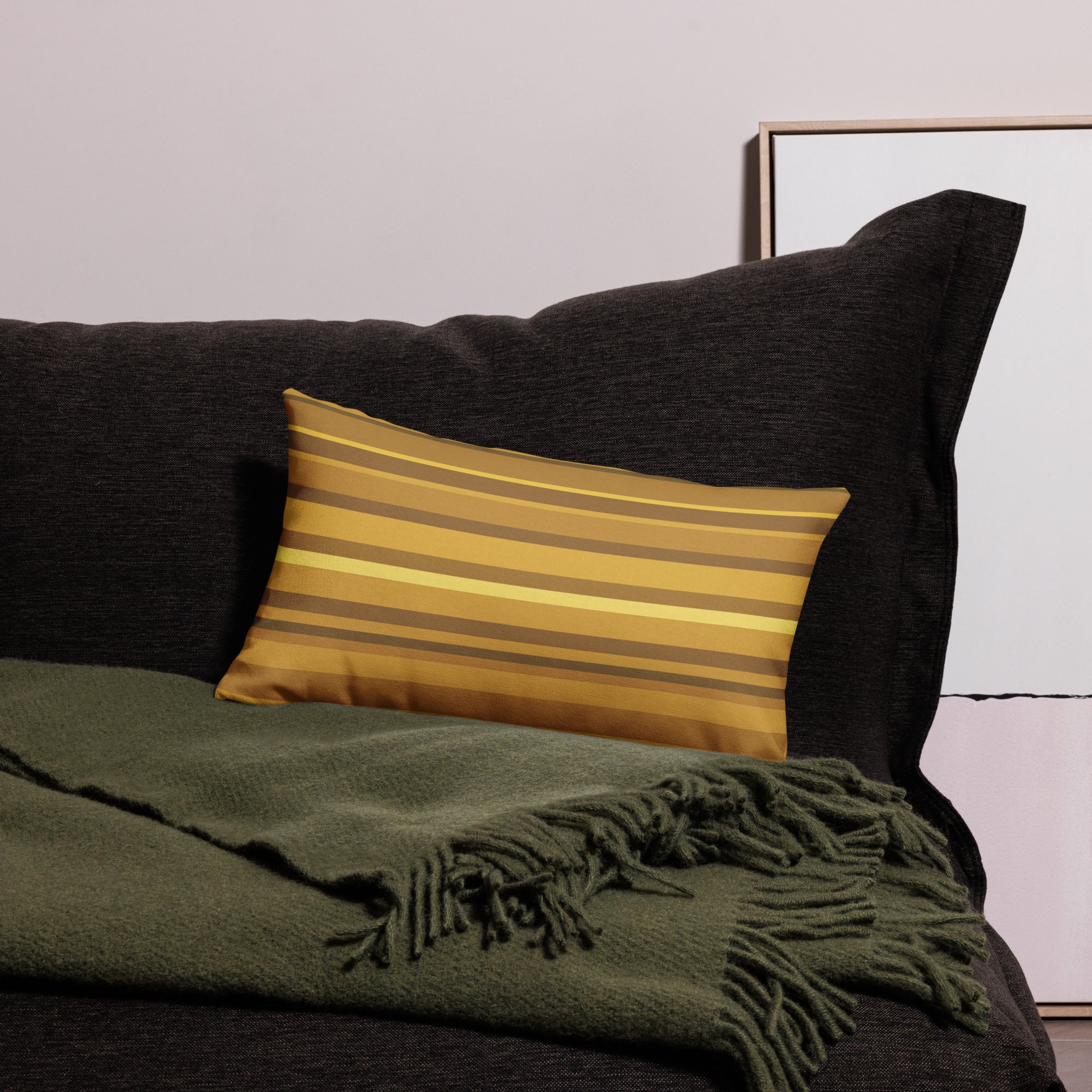 Boho Chic Medallion Premium Pillow with Elegant Pattern Detail