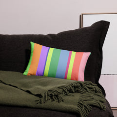 Urban Luxe Premium Accent Pillow in a cozy living room setting.