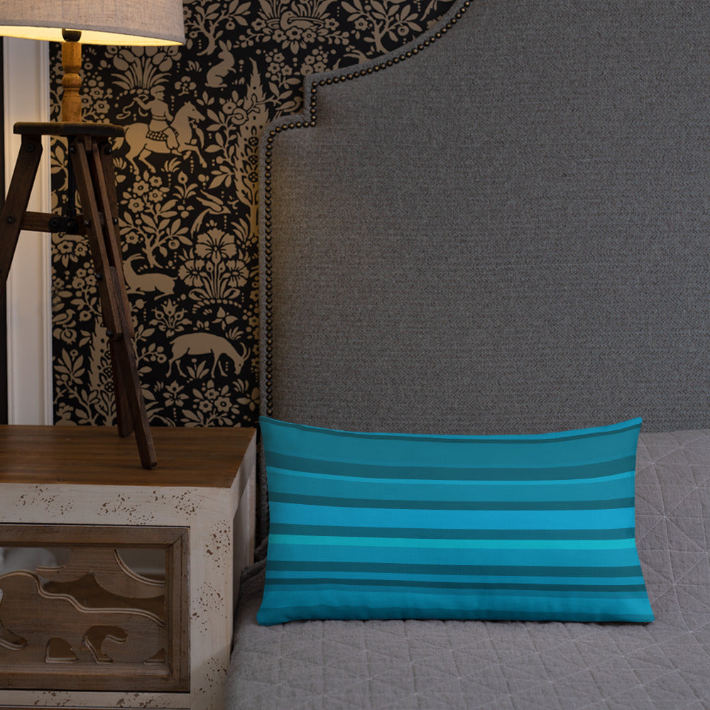 Luxurious Chevron Patterned Premium Pillow in Rich Colors