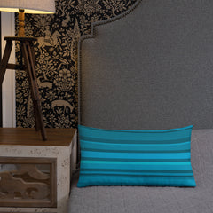 Luxurious Chevron Patterned Premium Pillow in Rich Colors