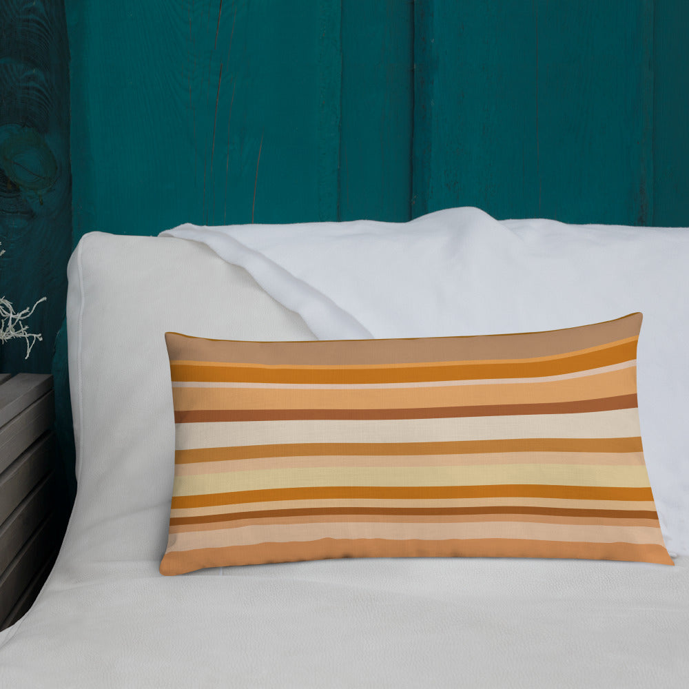 Close-up Detail of Vintage Tapestry Premium Pillow Textures