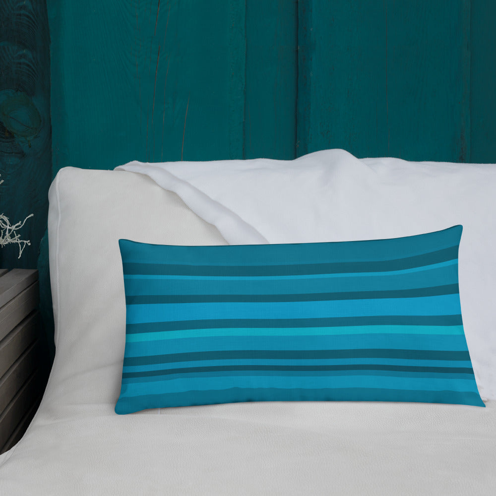 Vibrant Chevron Hues on Premium Pillow for Stylish Home Decor