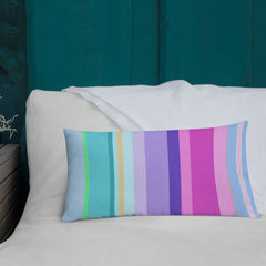 Chic Midnight Black and White Premium Pillow for Home Decoration