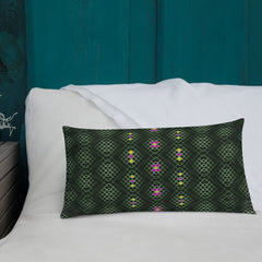 Ethnic Elegance decorative accent pillow with intricate patterns