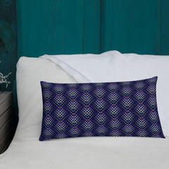 Elegant lace-design premium accent pillow for sophisticated interior styling.