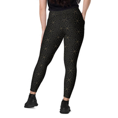 Galactic Harmony Crossover Leggings with Pockets