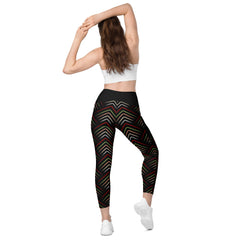 Versatile ethnic elegance leggings for yoga and fitness.